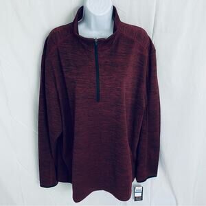 NWT Men’s Grand Slam Fleece Lined Half Zip Size X-Large